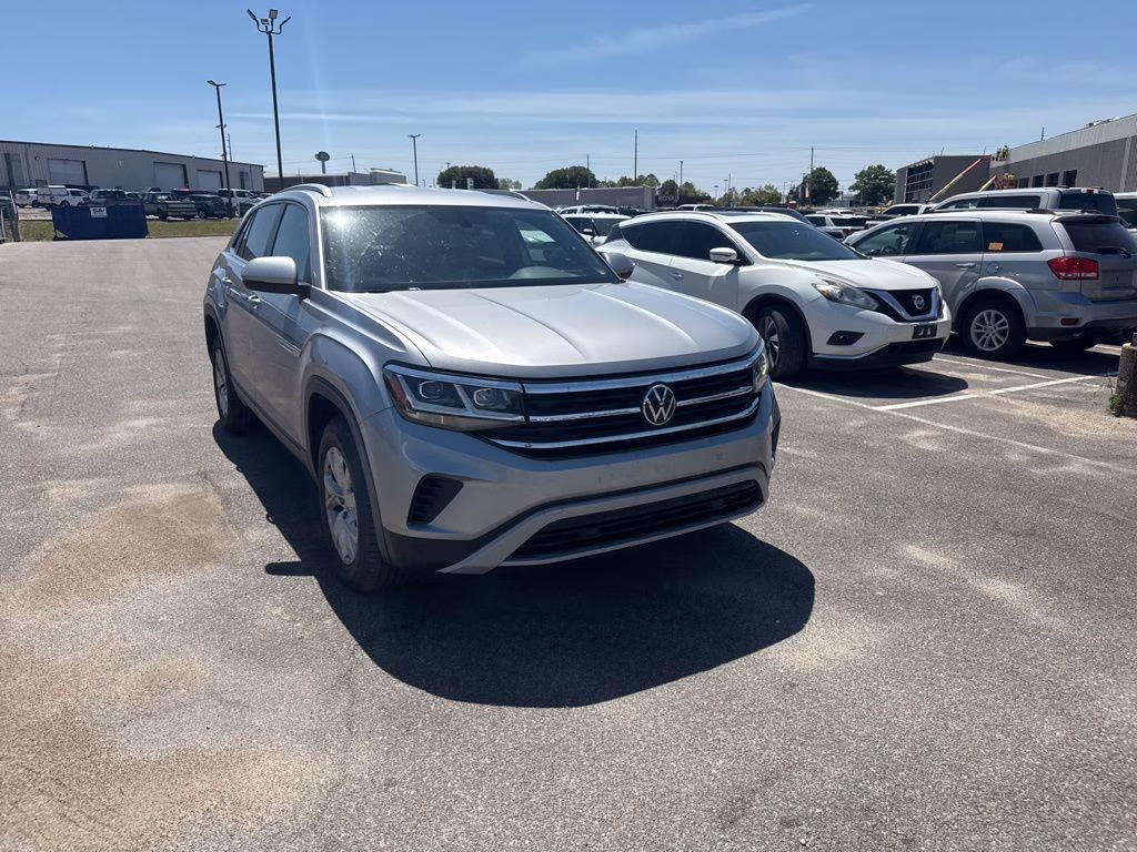 2020 Pyrite Silver Metallic Volkswagen Atlas Cross Sport 2.0T S FWD SUV