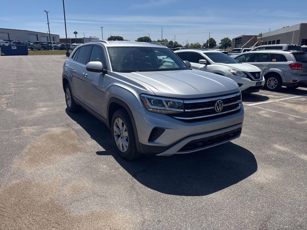 2020 Pyrite Silver Metallic Volkswagen Atlas Cross Sport 2.0T S FWD SUV