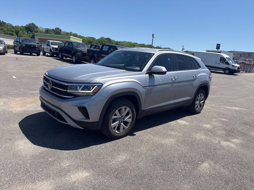 2020 Pyrite Silver Metallic Volkswagen Atlas Cross Sport 2.0T S FWD SUV