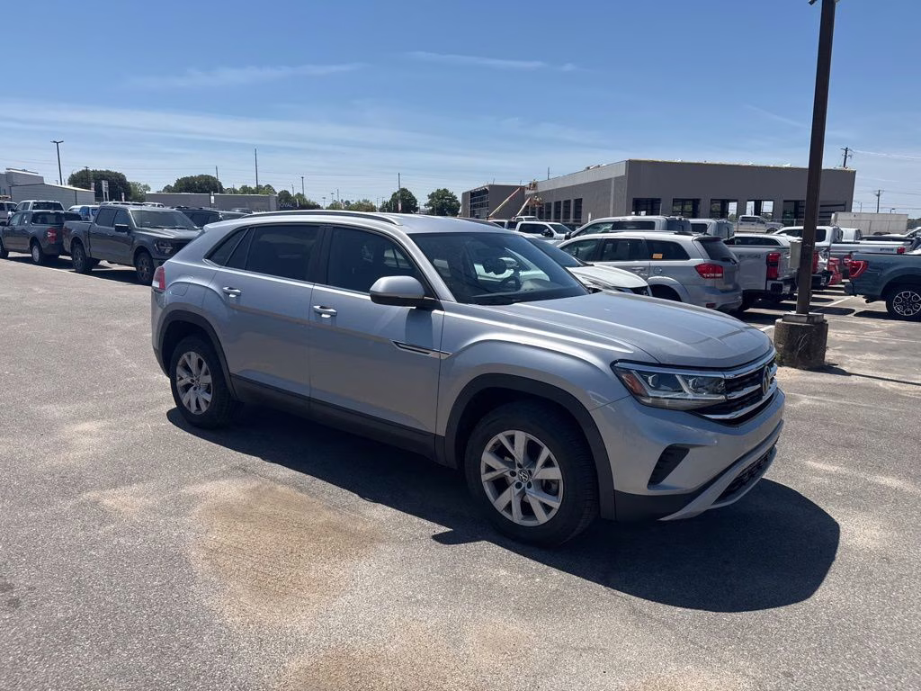 2020 Pyrite Silver Metallic Volkswagen Atlas Cross Sport 2.0T S FWD SUV