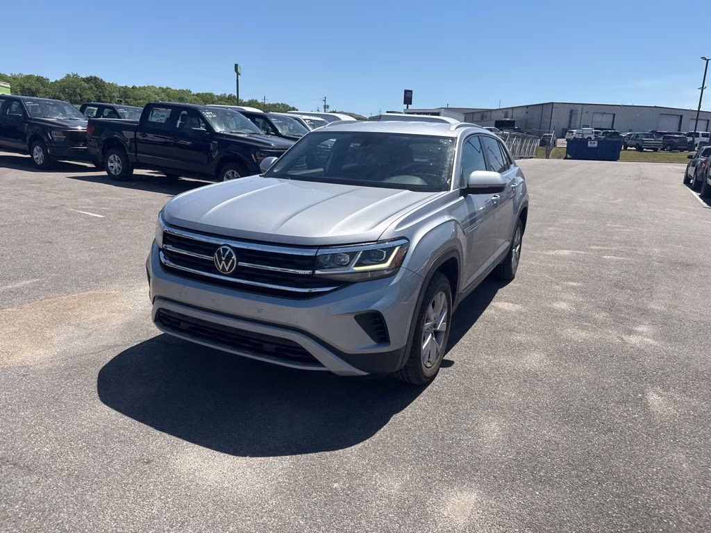 2020 Pyrite Silver Metallic Volkswagen Atlas Cross Sport 2.0T S FWD SUV