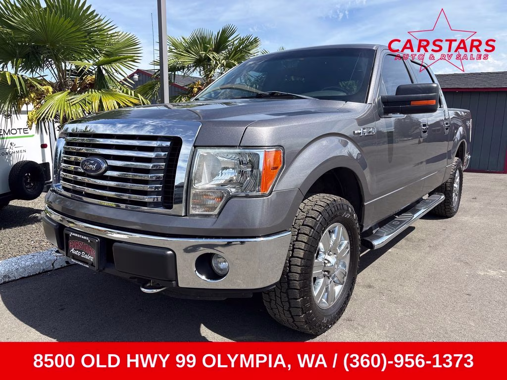2012 Sterling Gray Metallic Ford F-150 XLT 4X4 Truck