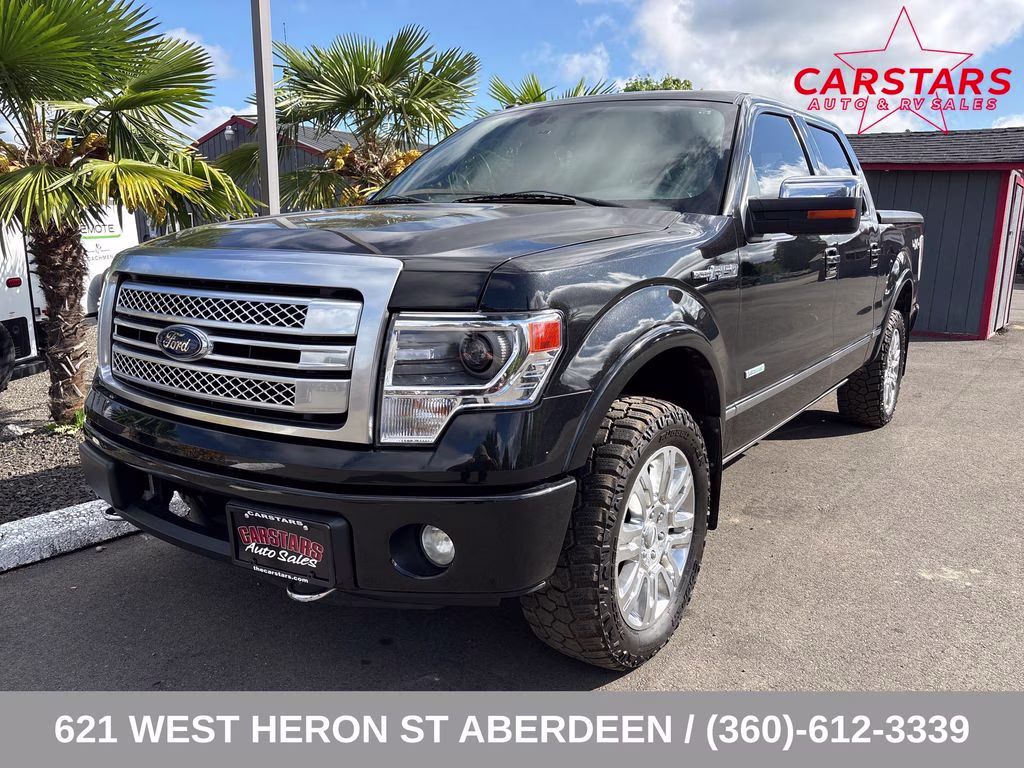 2013 Tuxedo Black Metallic Ford F-150 Platinum 4X4 Truck
