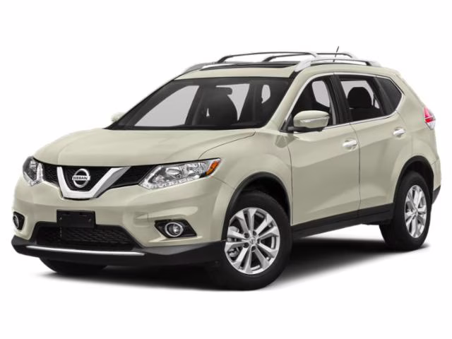 2015 Pearl White Nissan Rogue SL AWD SUV