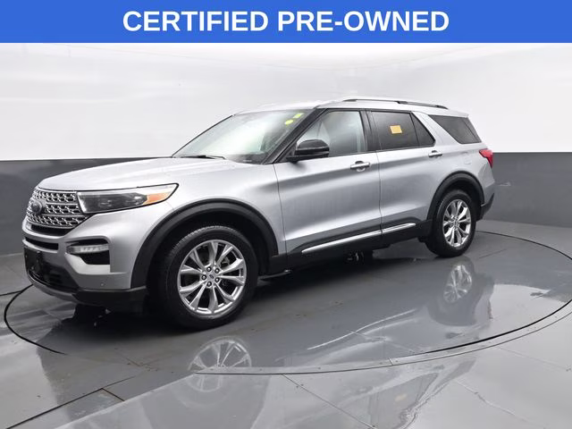 2023 Silver Metallic Ford Explorer Limited 4X4 SUV