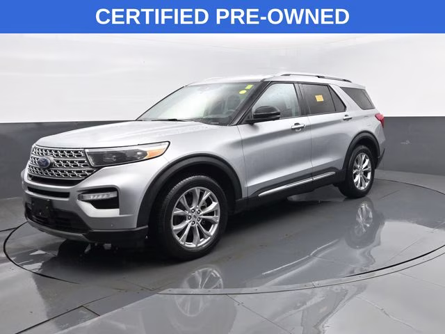 2023 Silver Metallic Ford Explorer Limited 4X4 SUV
