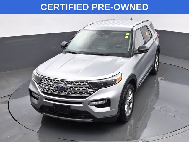 2023 Silver Metallic Ford Explorer Limited 4X4 SUV