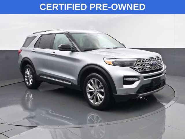 2023 Silver Metallic Ford Explorer Limited 4X4 SUV