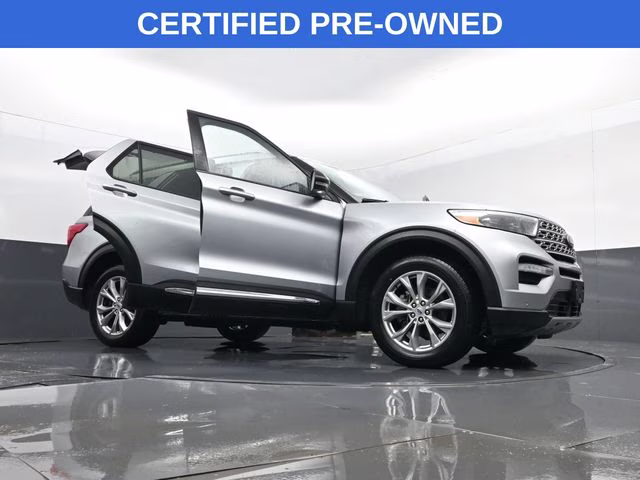 2023 Silver Metallic Ford Explorer Limited 4X4 SUV