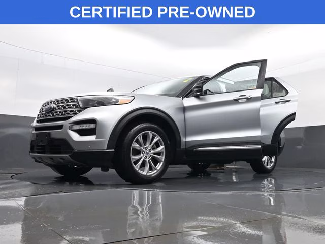 2023 Silver Metallic Ford Explorer Limited 4X4 SUV