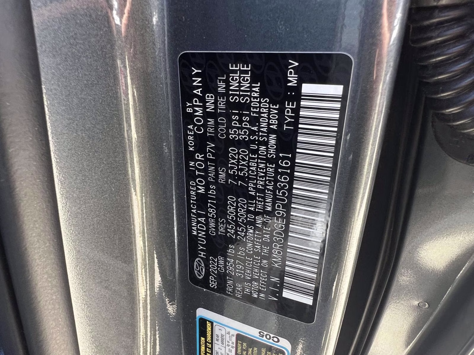 2023 Gray Hyundai Palisade XRT AWD SUV