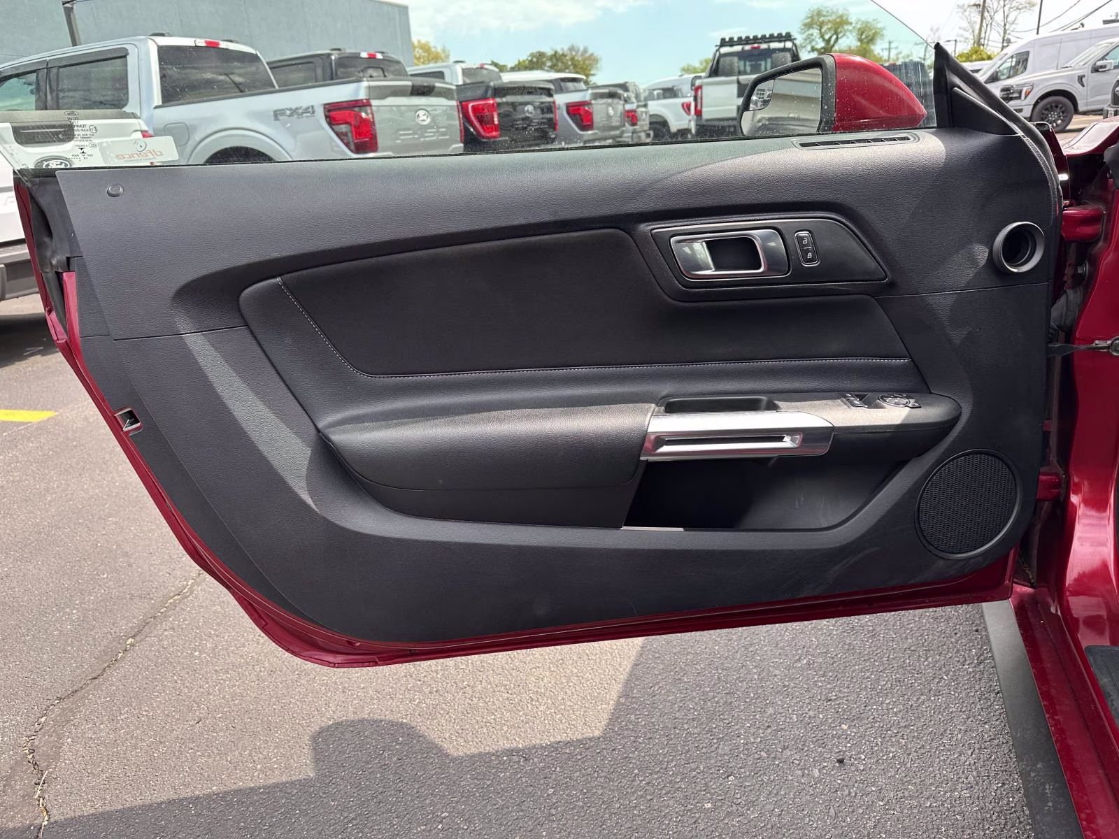 2019 Ruby Red Metallic Tinted Clearcoat Ford Mustang EcoBoost Fastback RWD Sedan