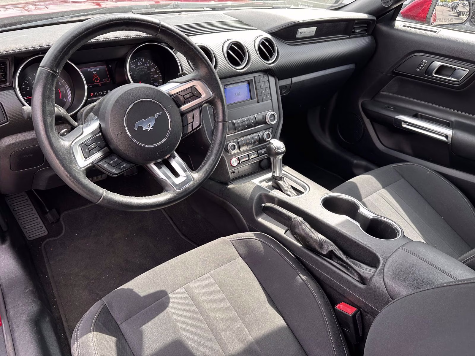 2019 Ruby Red Metallic Tinted Clearcoat Ford Mustang EcoBoost Fastback RWD Sedan