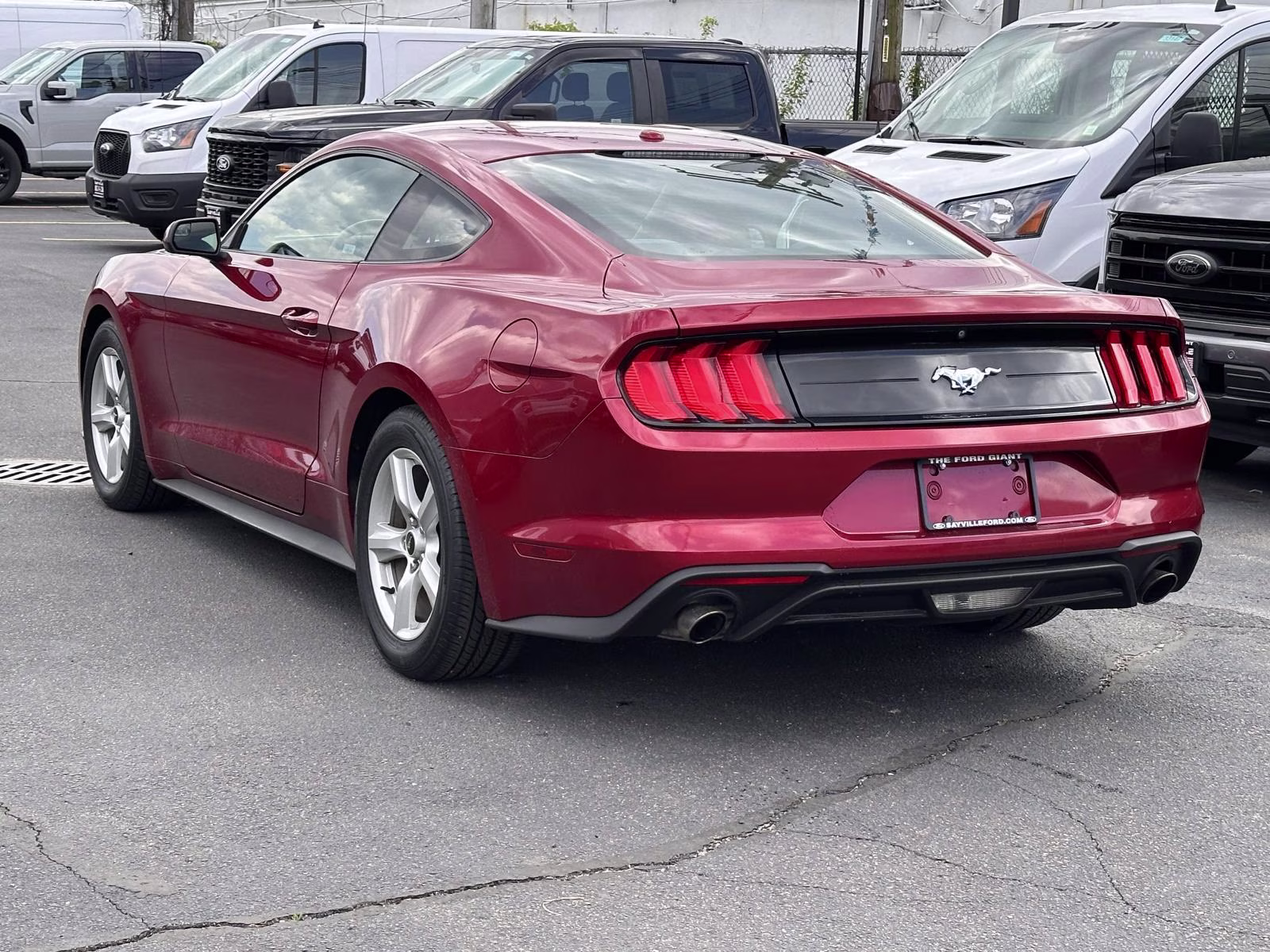 2019 Ruby Red Metallic Tinted Clearcoat Ford Mustang EcoBoost Fastback RWD Sedan