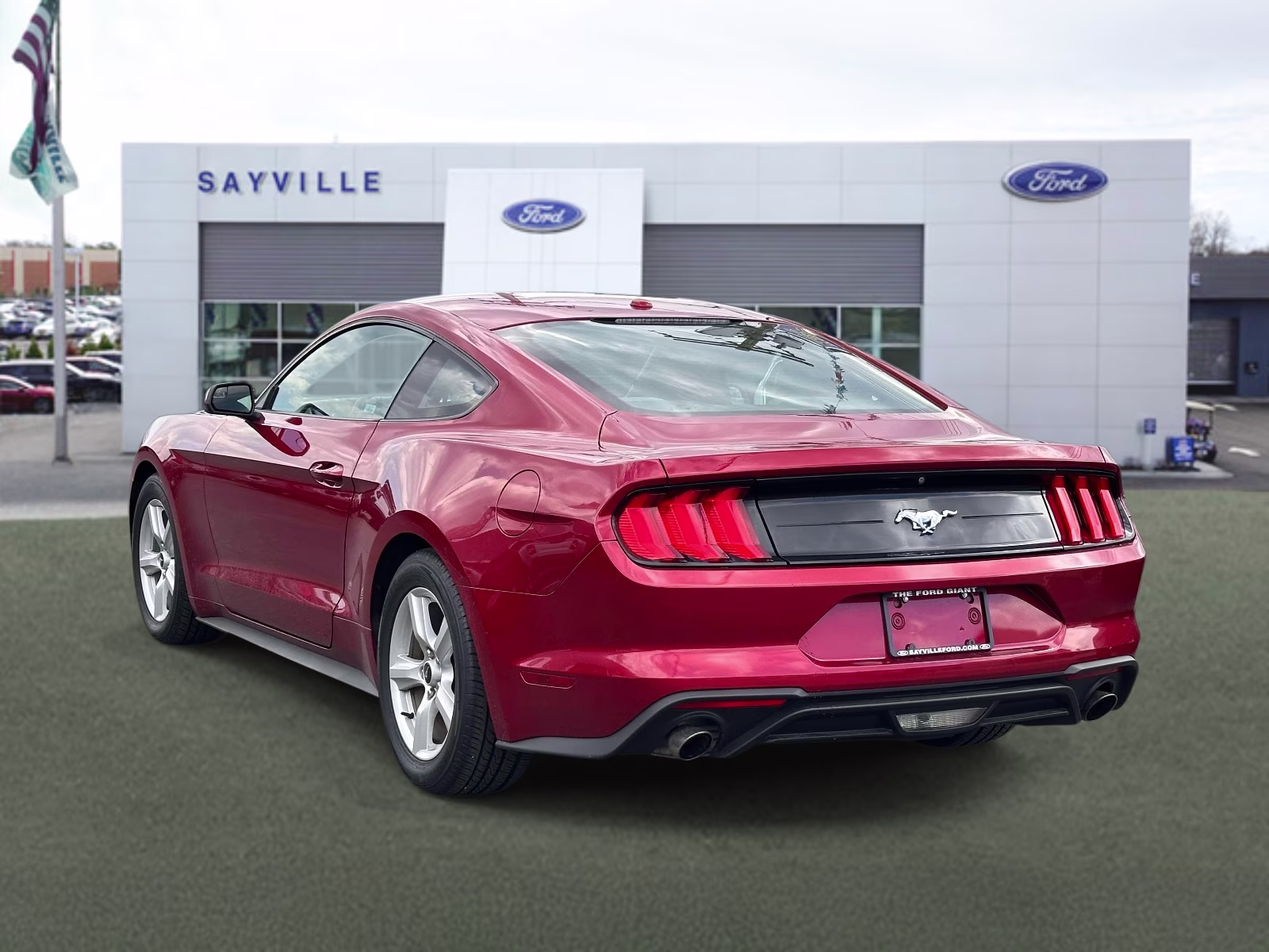 2019 Ruby Red Metallic Tinted Clearcoat Ford Mustang EcoBoost Fastback RWD Sedan