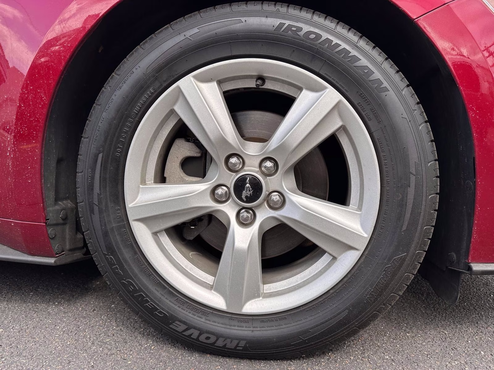 2019 Ruby Red Metallic Tinted Clearcoat Ford Mustang EcoBoost Fastback RWD Sedan