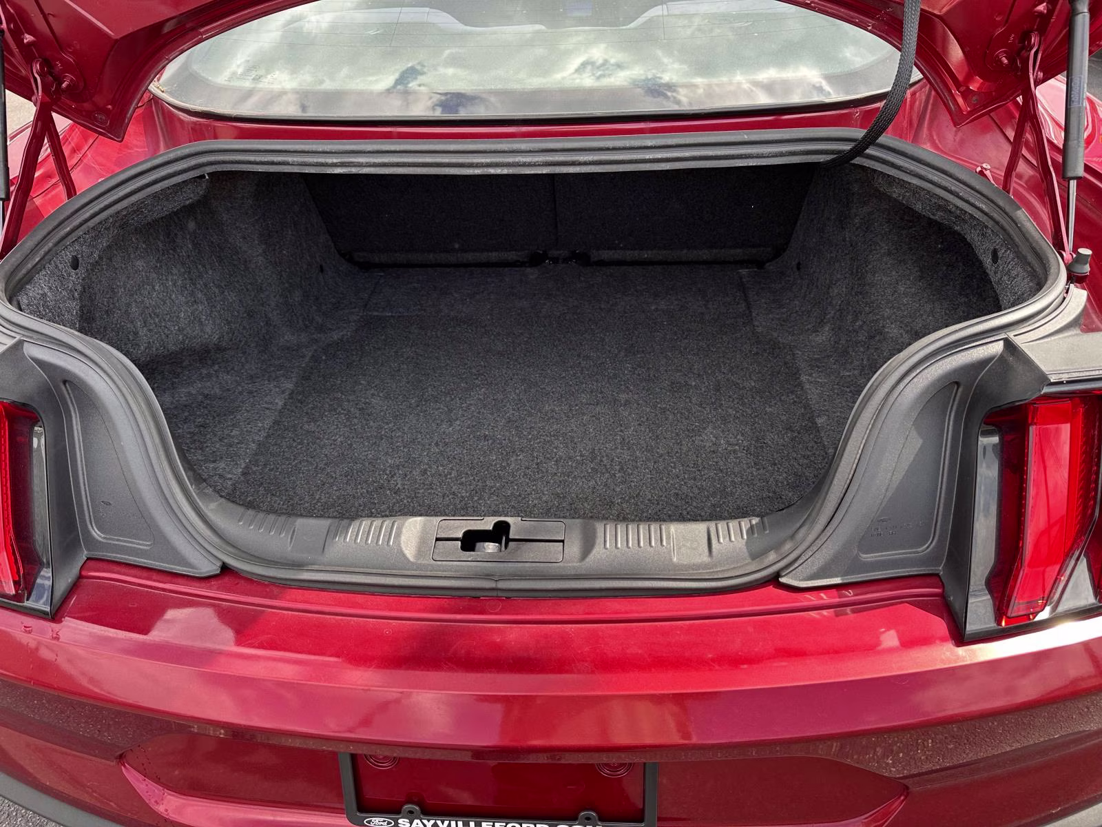 2019 Ruby Red Metallic Tinted Clearcoat Ford Mustang EcoBoost Fastback RWD Sedan