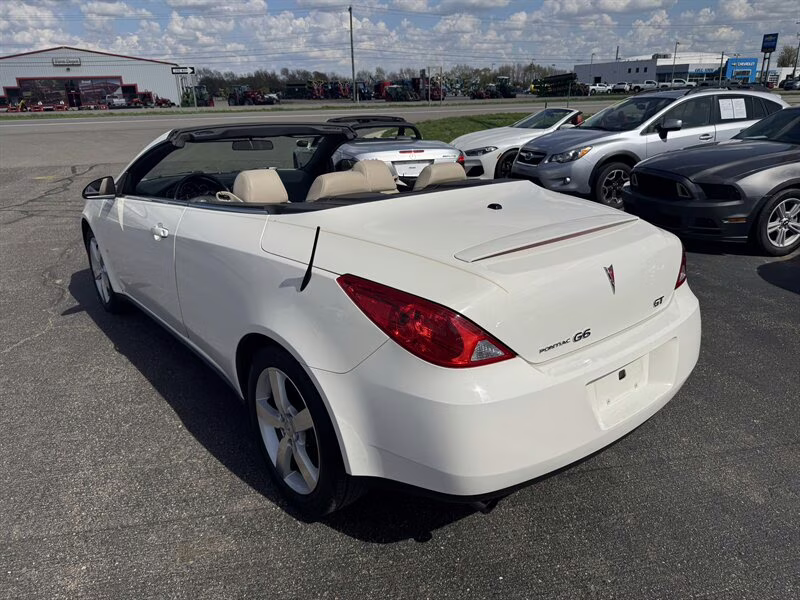2007 Ivory White Pontiac G6 GT FWD Convertible