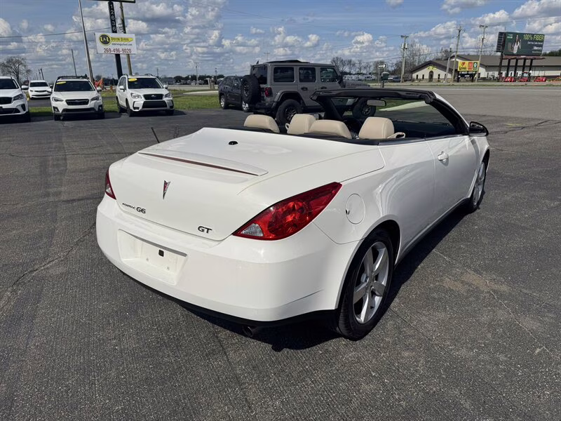 2007 Ivory White Pontiac G6 GT FWD Convertible