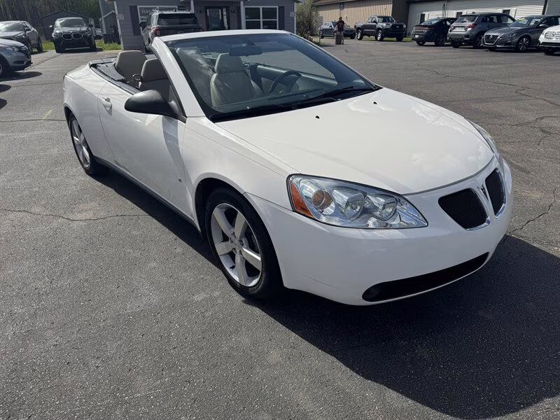 2007 Ivory White Pontiac G6 GT FWD Convertible