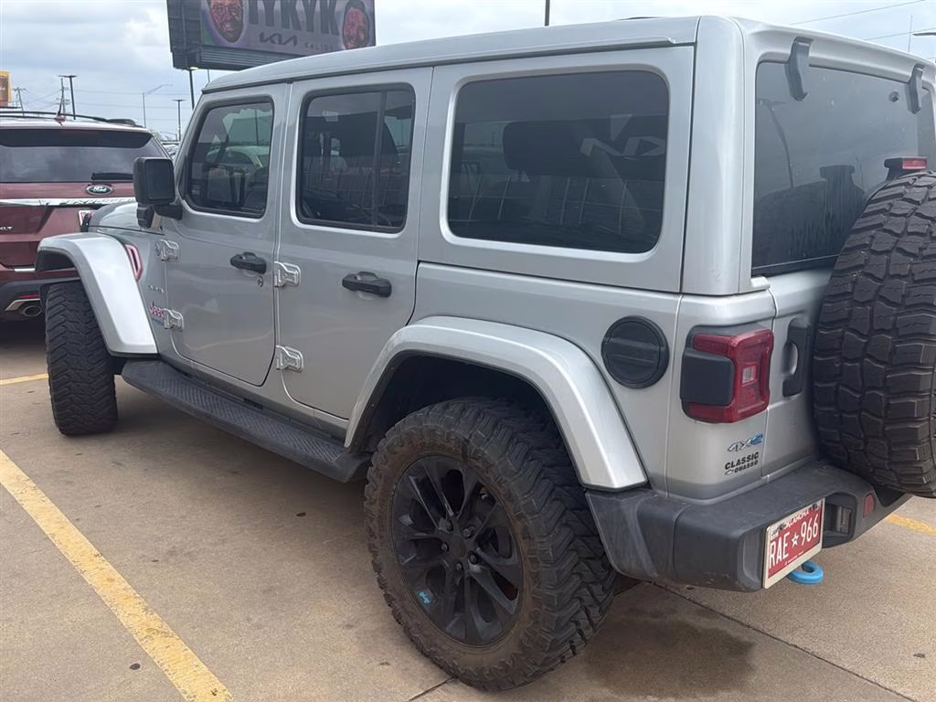 2022 Silver Zynith Clearcoat Jeep Wrangler 4xe Unlimited Sahara 4X4 SUV