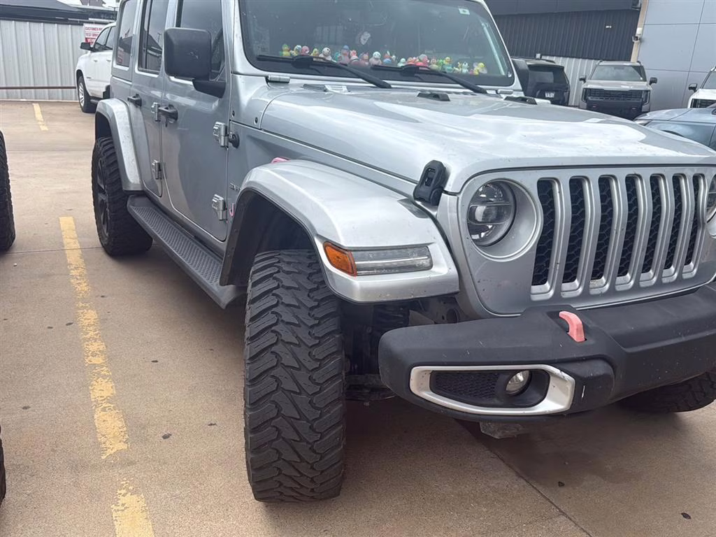 2022 Silver Zynith Clearcoat Jeep Wrangler 4xe Unlimited Sahara 4X4 SUV