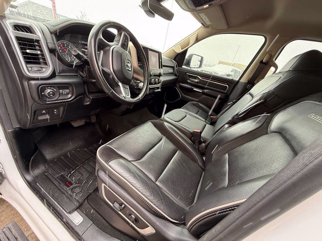 2020 Bright White Clearcoat Ram 1500 Laramie 4X4 Truck