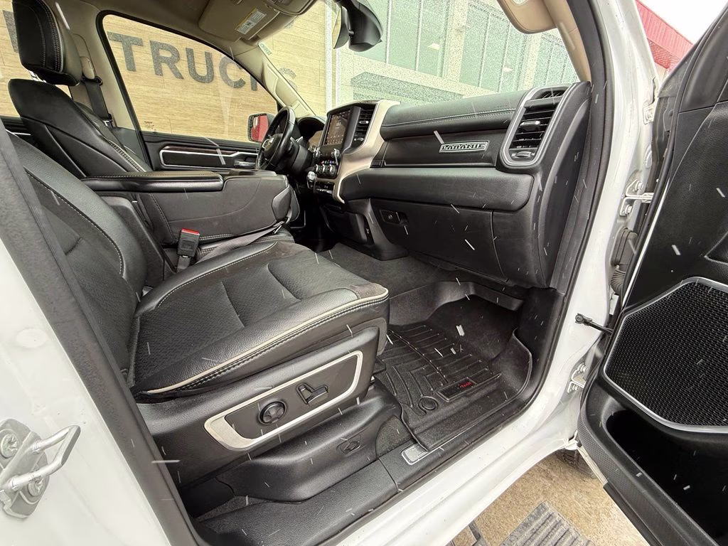 2020 Bright White Clearcoat Ram 1500 Laramie 4X4 Truck