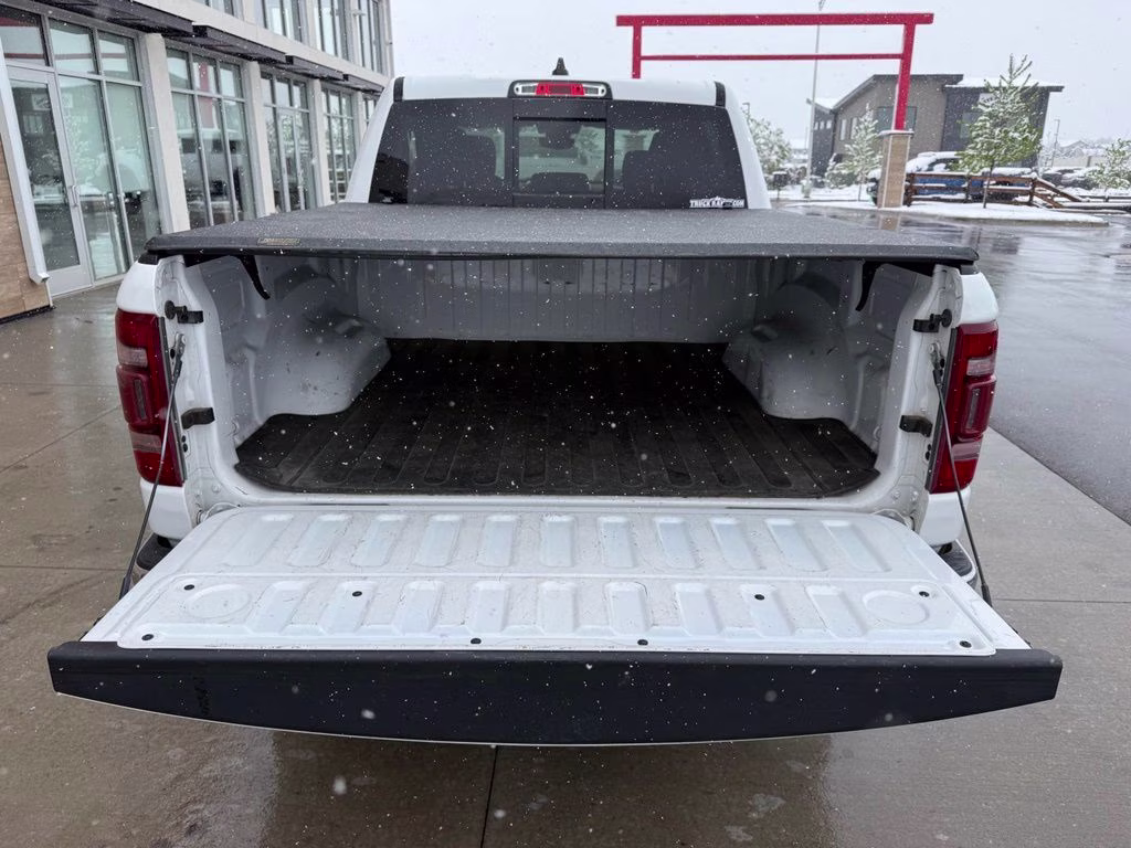 2020 Bright White Clearcoat Ram 1500 Laramie 4X4 Truck