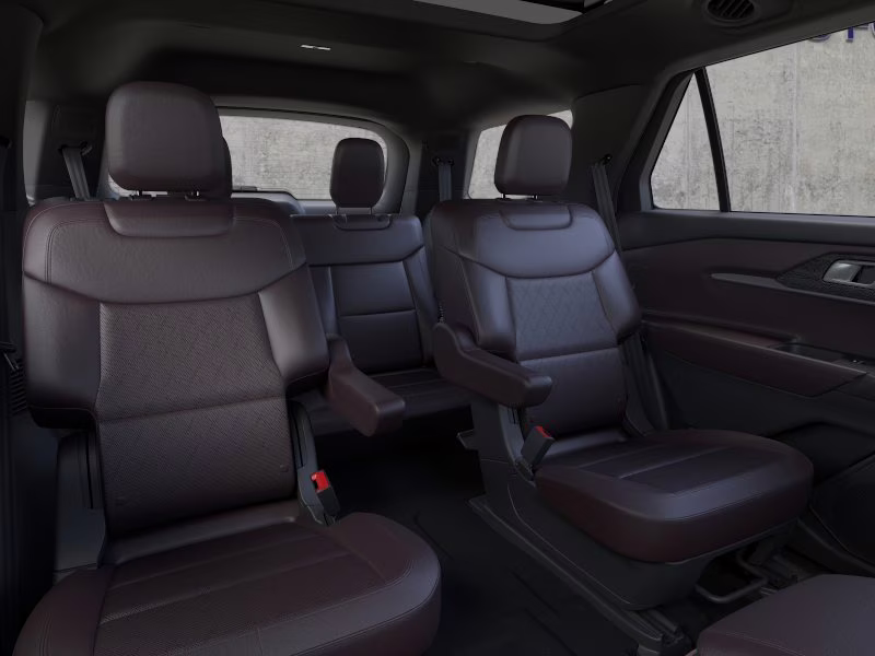 2026 Star White Metallic Tri-Coat Ford Explorer Platinum RWD SUV