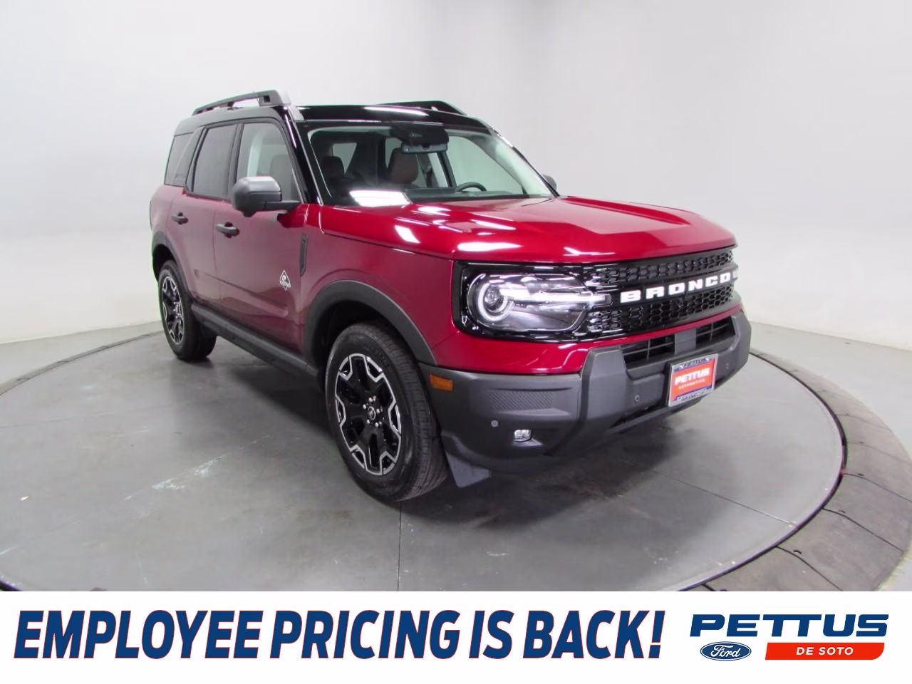 2026 Ruby Red Metallic Tinted Clearcoat Ford Bronco Sport Outer Banks 4X4 SUV
