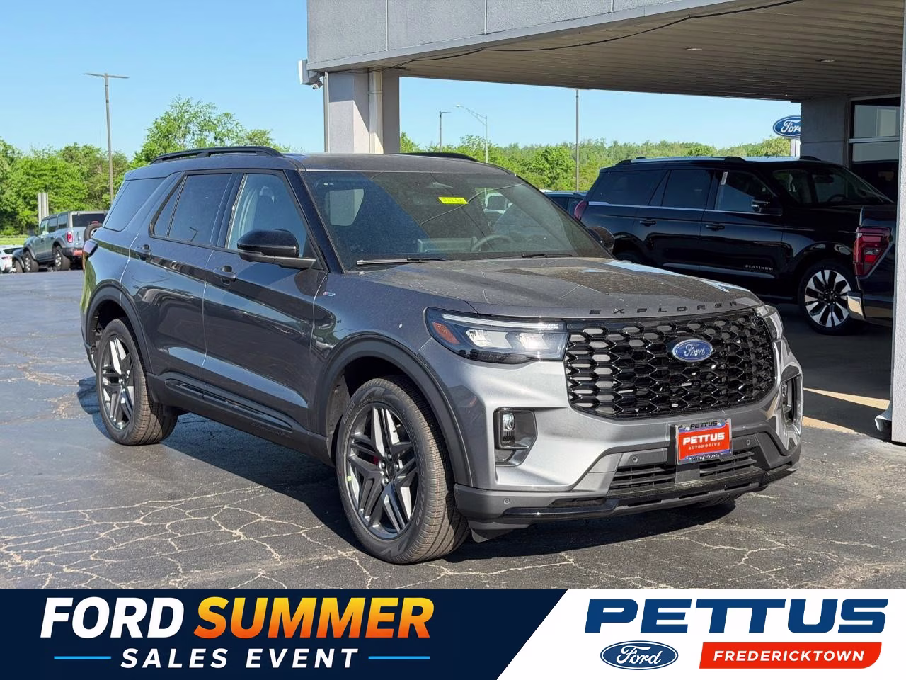 2026 Carbonized Gray Metallic Ford Explorer ST-Line 4X4 SUV