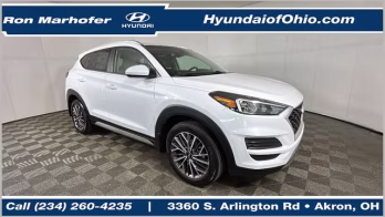 2021 White Hyundai Tucson SEL FWD SUV