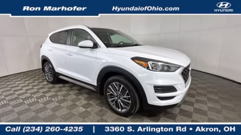 2021 White Hyundai Tucson SEL FWD SUV