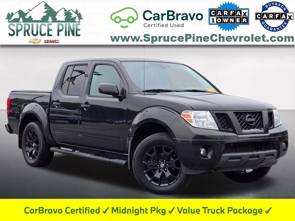2020 Magnetic Black Pearl Nissan Frontier SV 4X4 Truck