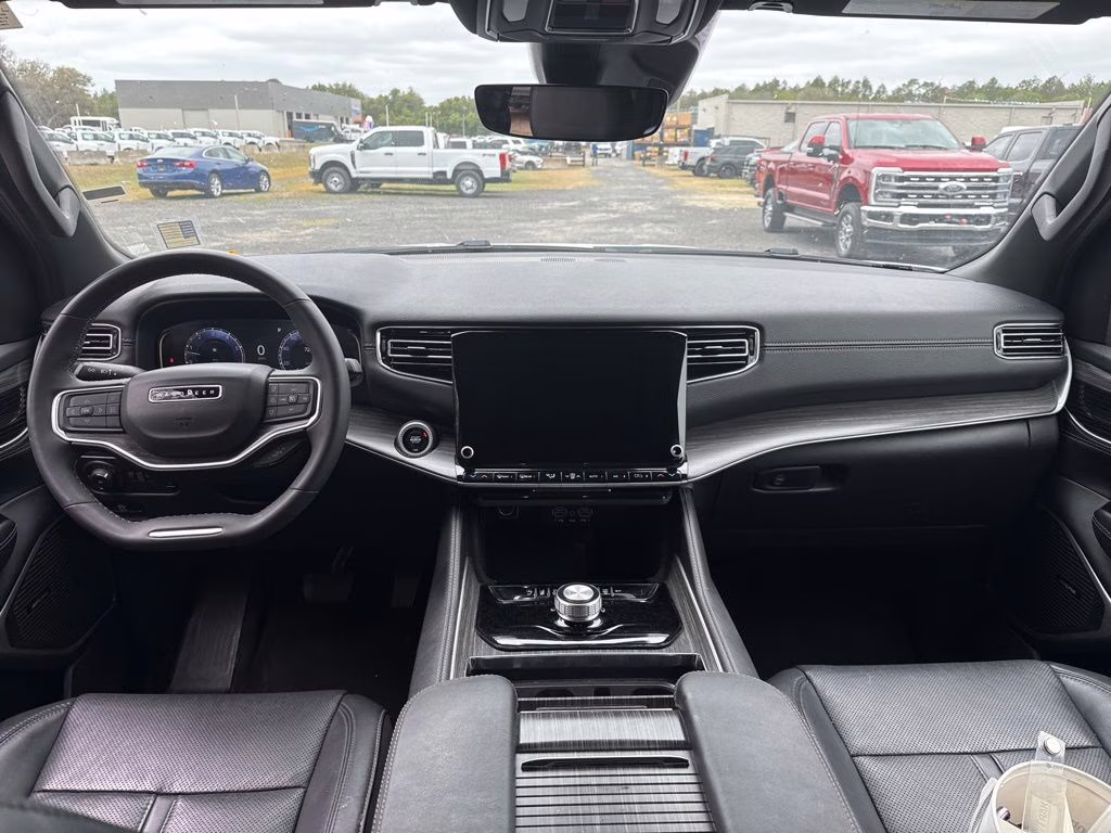 2024 Bright White Clearcoat Jeep Wagoneer L Series II RWD SUV