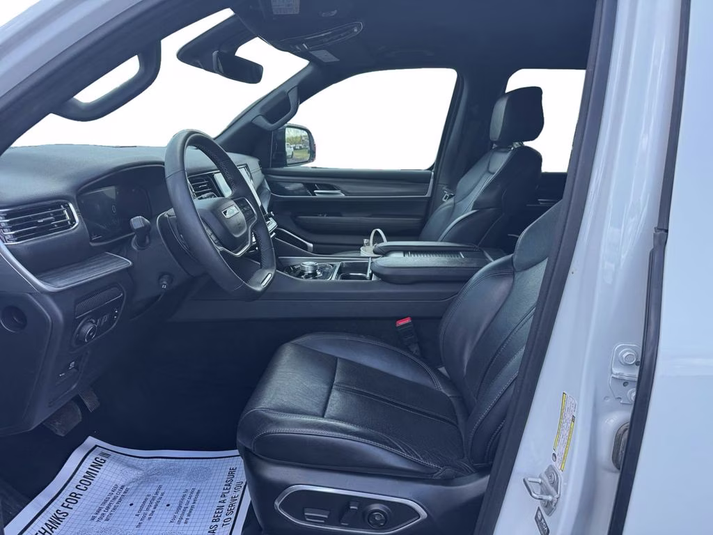 2024 Bright White Clearcoat Jeep Wagoneer L Series II RWD SUV