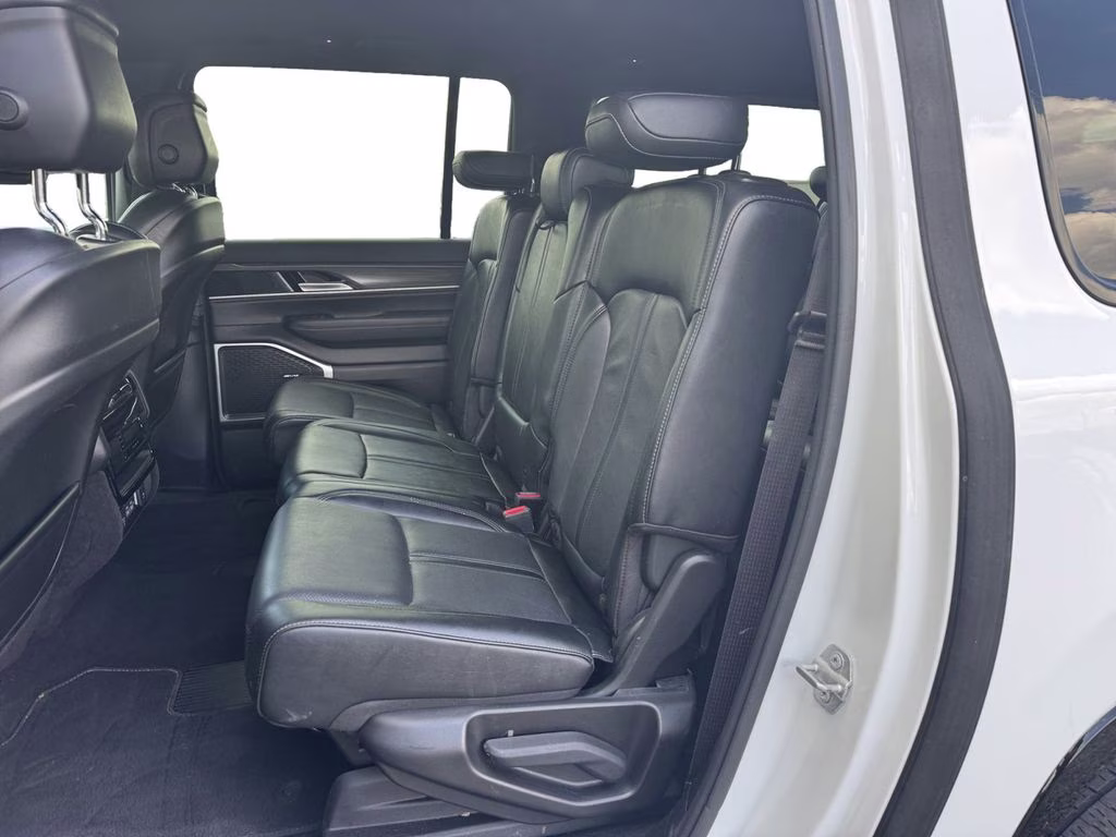 2024 Bright White Clearcoat Jeep Wagoneer L Series II RWD SUV
