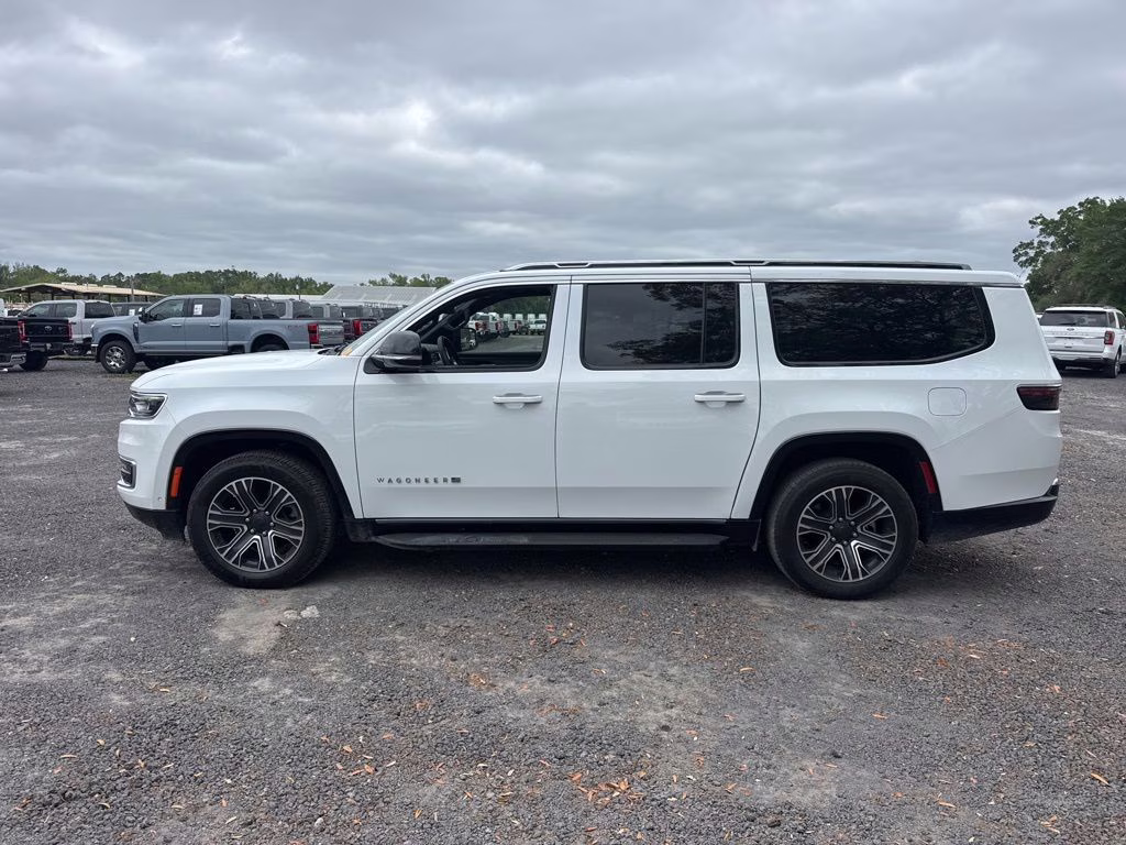 2024 Bright White Clearcoat Jeep Wagoneer L Series II RWD SUV