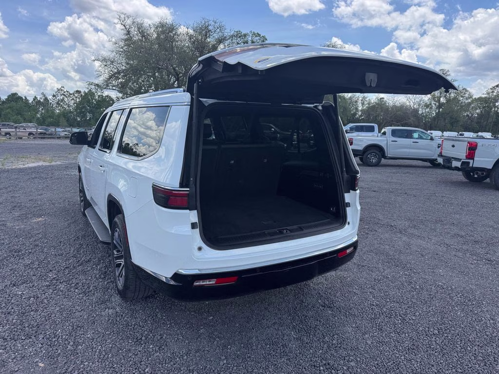 2024 Bright White Clearcoat Jeep Wagoneer L Series II RWD SUV