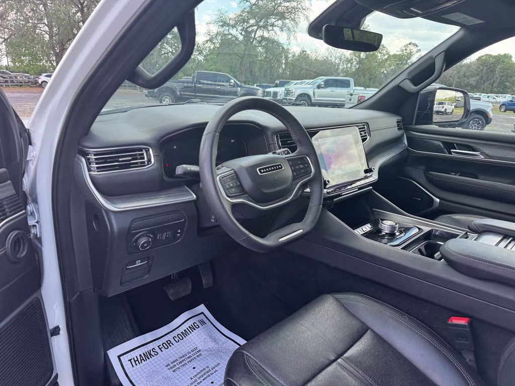 2024 Bright White Clearcoat Jeep Wagoneer L Series II RWD SUV