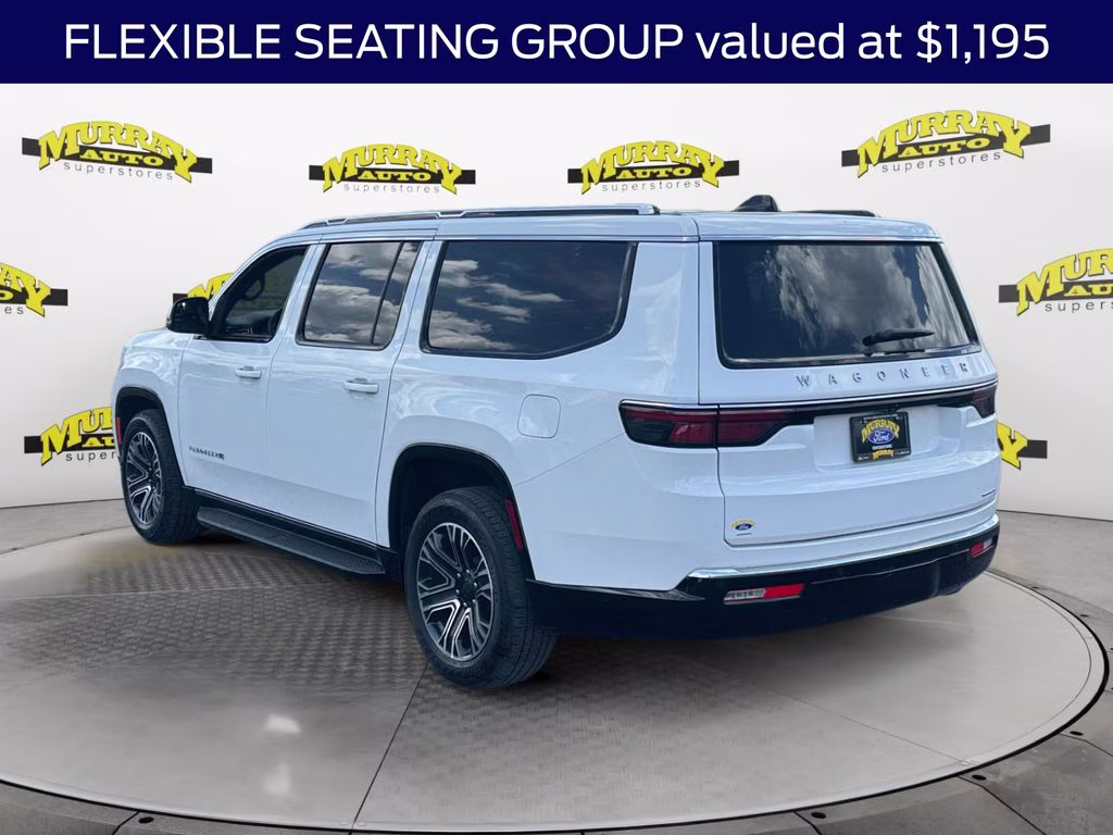 2024 Bright White Clearcoat Jeep Wagoneer L Series II RWD SUV