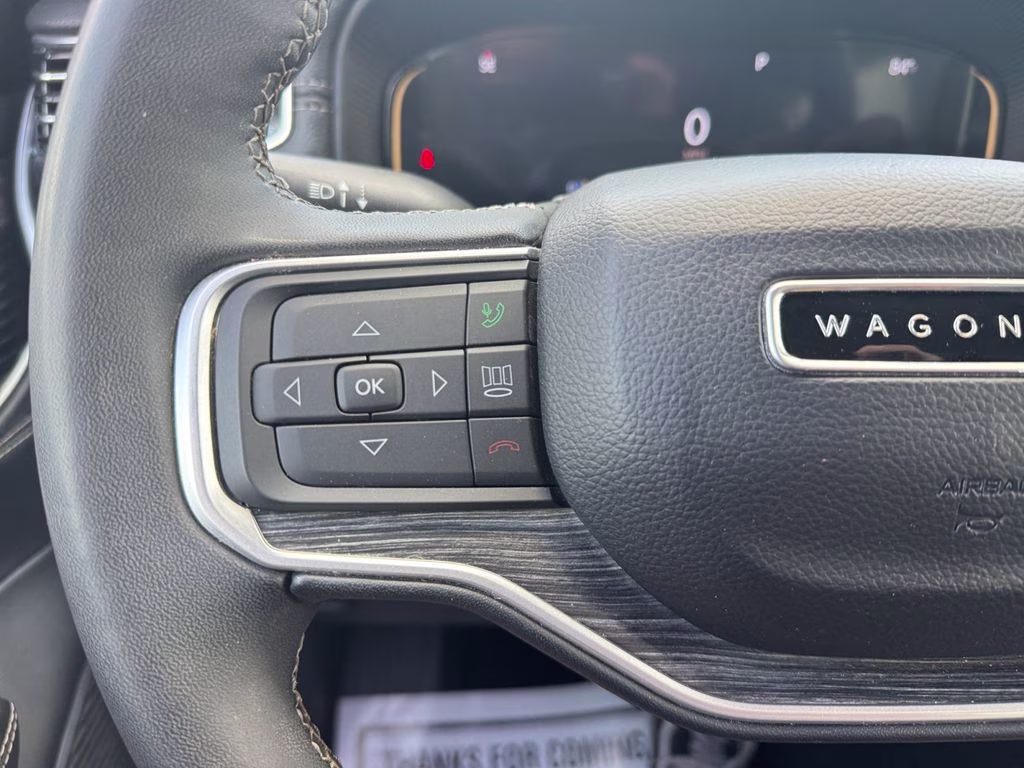 2024 Bright White Clearcoat Jeep Wagoneer L Series II RWD SUV