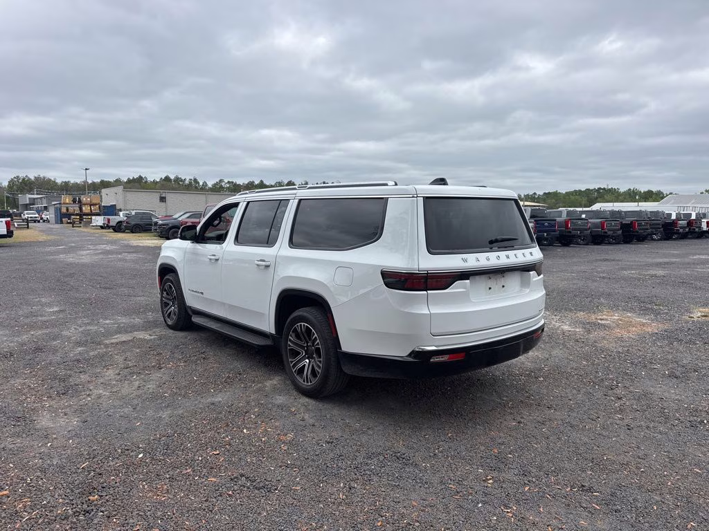 2024 Bright White Clearcoat Jeep Wagoneer L Series II RWD SUV