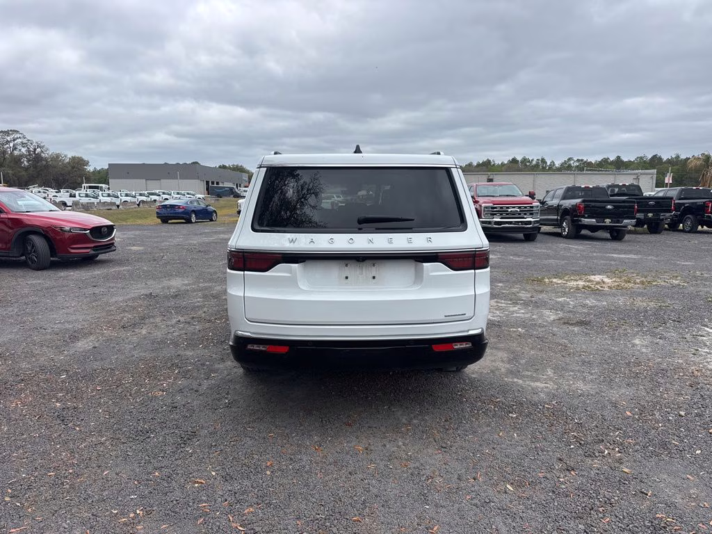 2024 Bright White Clearcoat Jeep Wagoneer L Series II RWD SUV