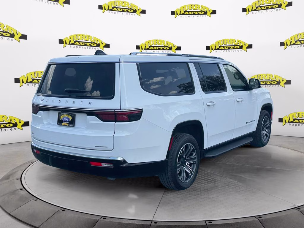 2024 Bright White Clearcoat Jeep Wagoneer L Series II RWD SUV