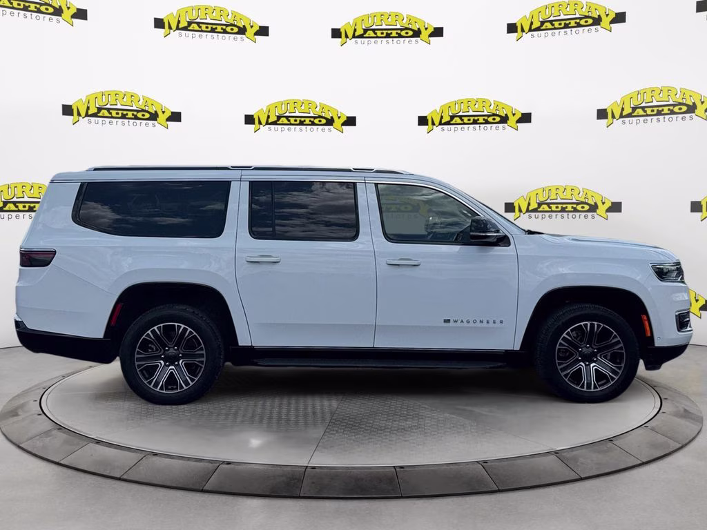 2024 Bright White Clearcoat Jeep Wagoneer L Series II RWD SUV