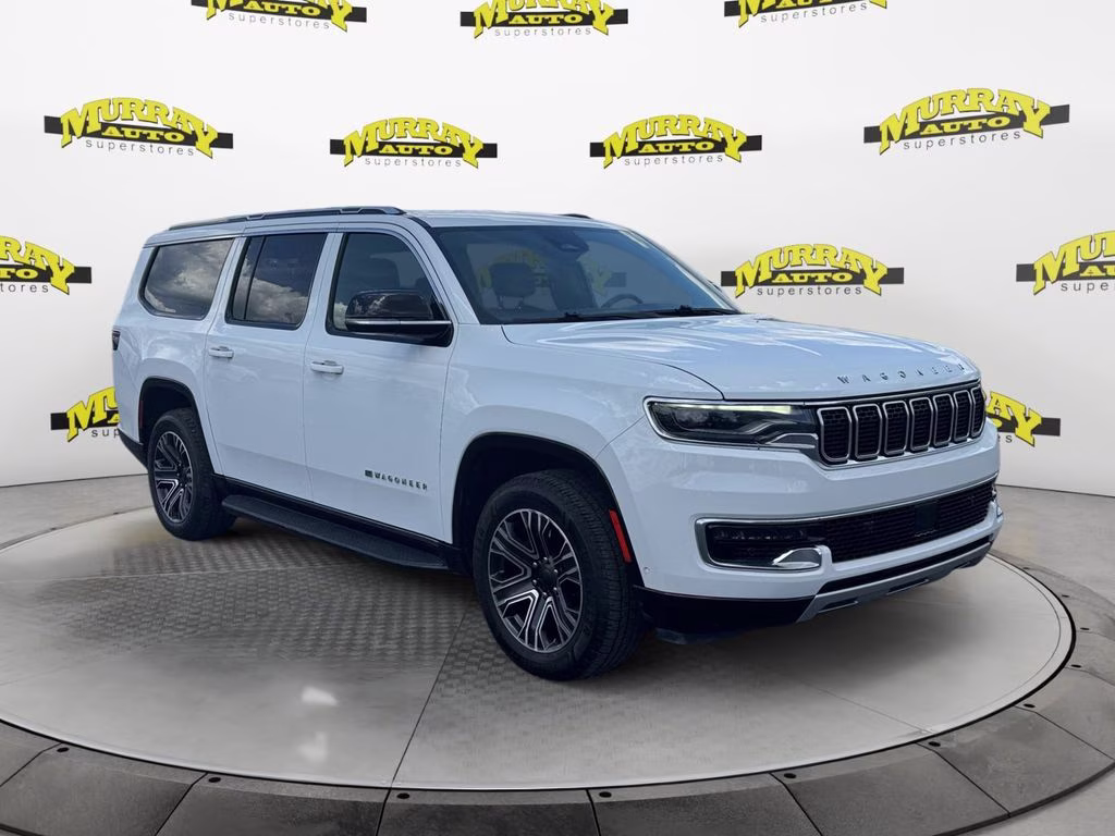 2024 Bright White Clearcoat Jeep Wagoneer L Series II RWD SUV