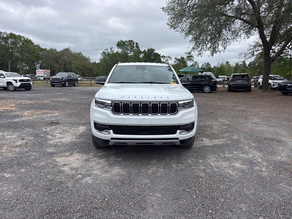 2024 Bright White Clearcoat Jeep Wagoneer L Series II RWD SUV