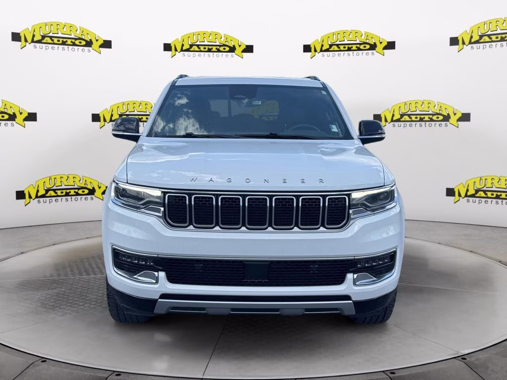 2024 Bright White Clearcoat Jeep Wagoneer L Series II RWD SUV